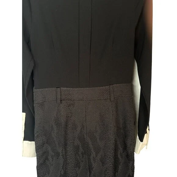 2/$30 Altuzarra Size 4 Black & White Long-Sleeve Dress - Picture 11 of 16